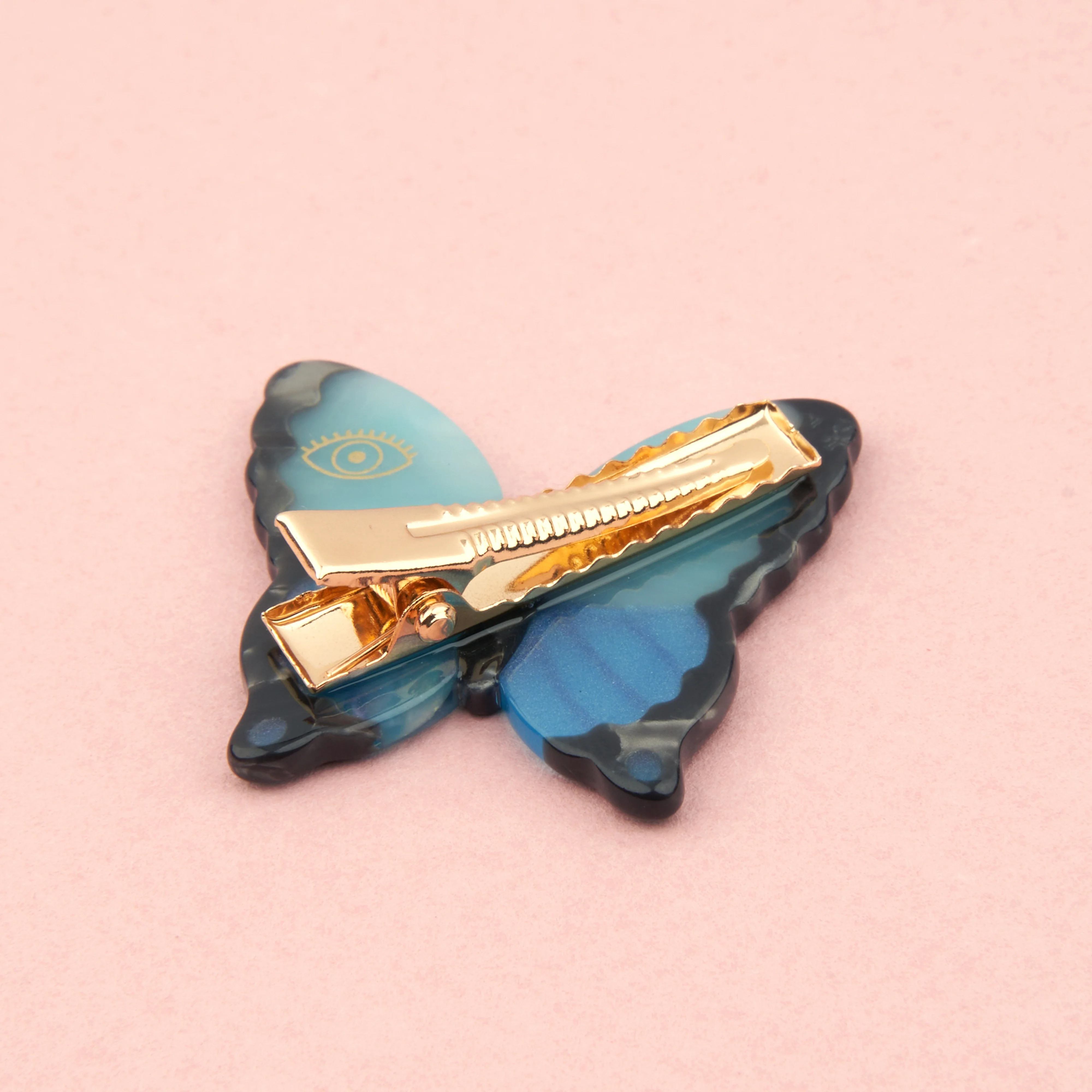 Barrette Papillon Bleu - Image 4