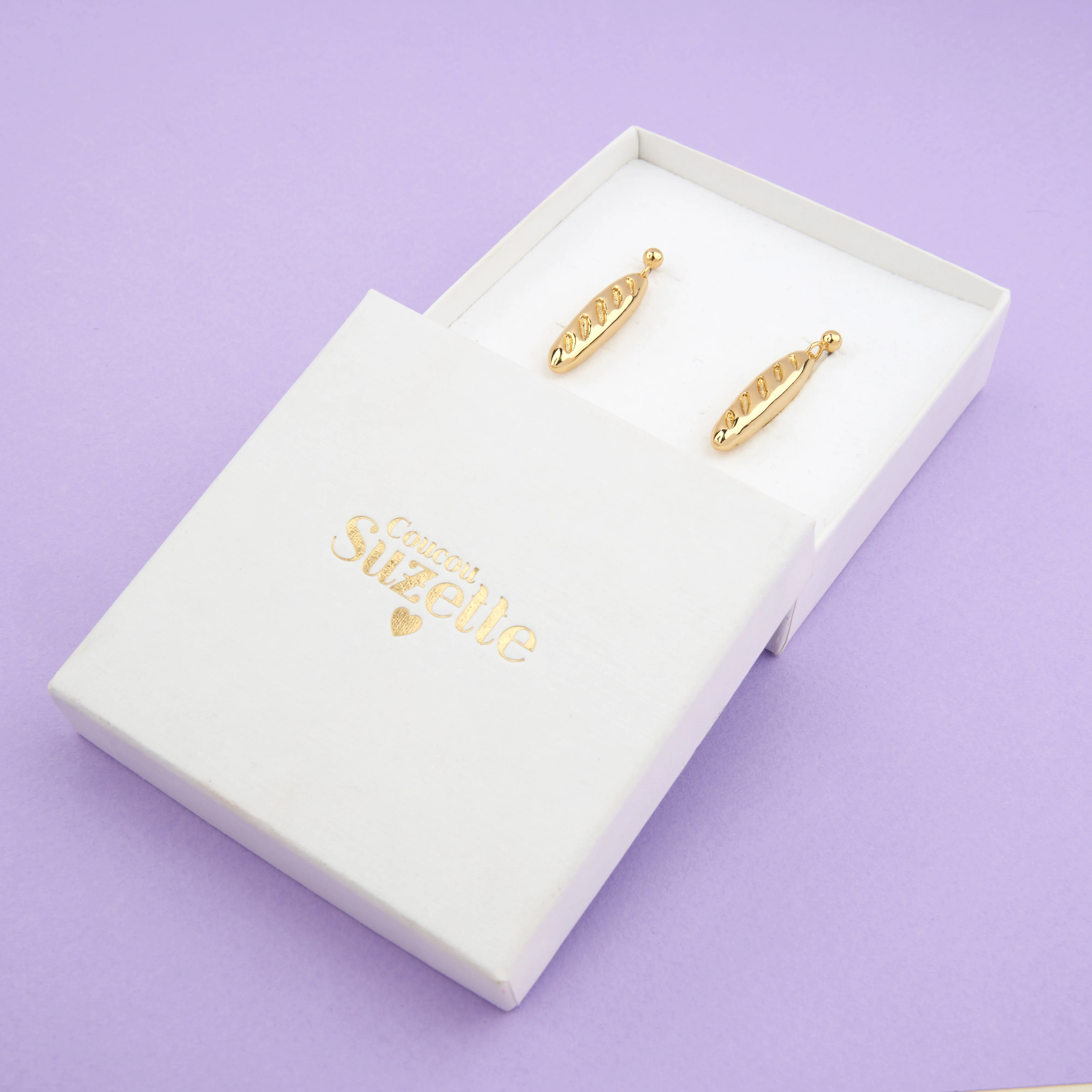 Boucles d'oreilles Baguette - Image 7