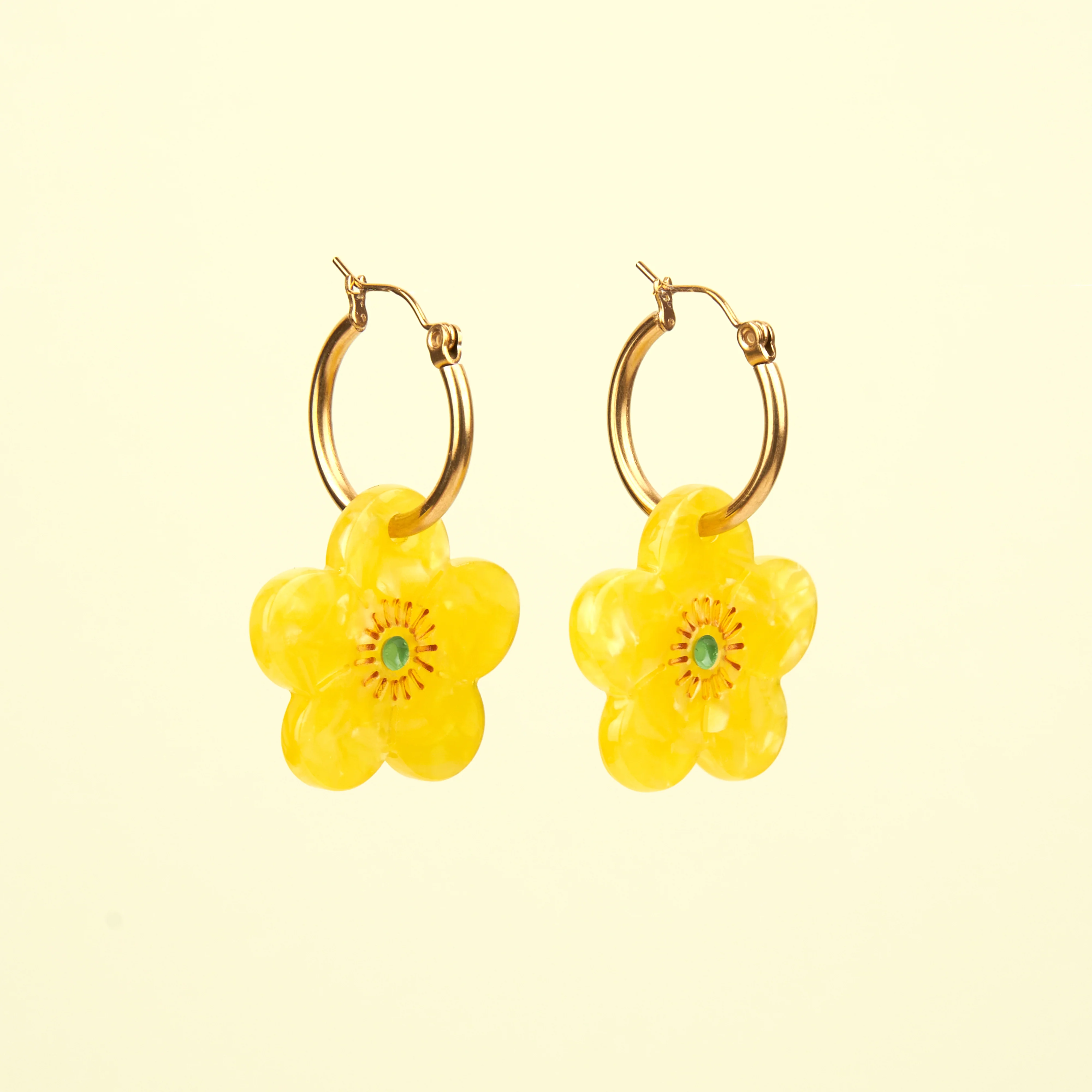 Boucles d'oreilles Bouton d'Or - Image 2