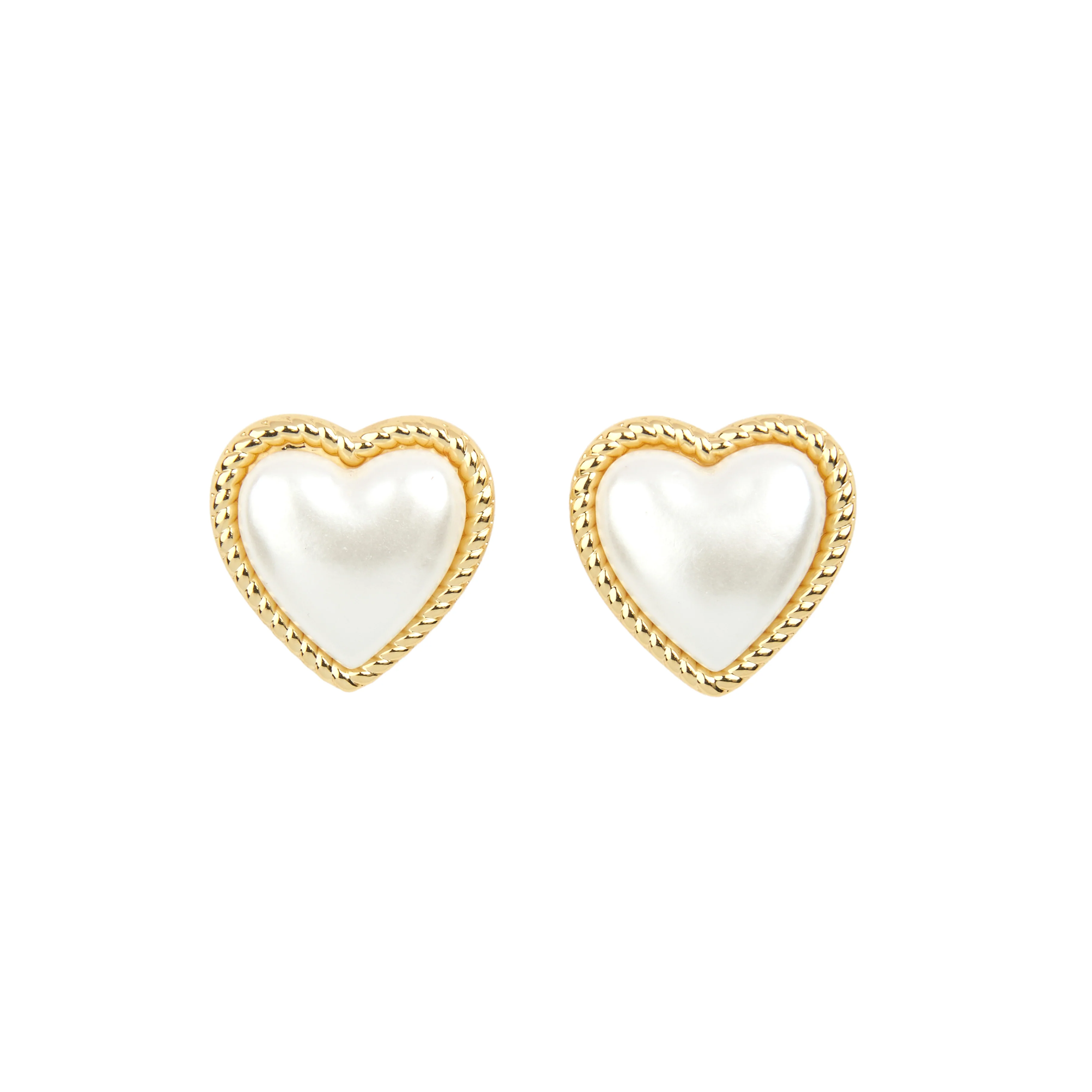 Boucles d'oreilles Coeur Perle - Image 9