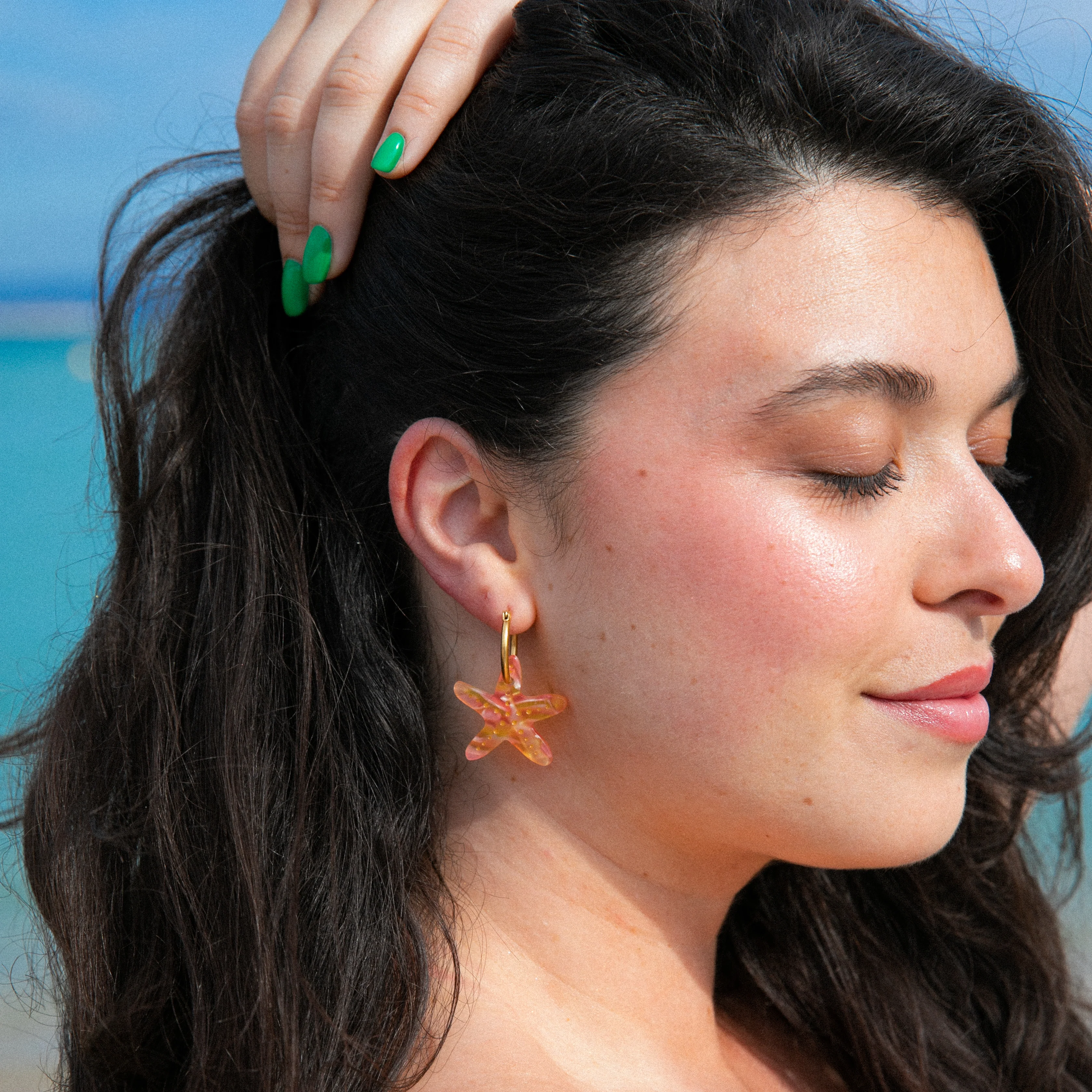 Boucles d'oreilles Étoile de mer
