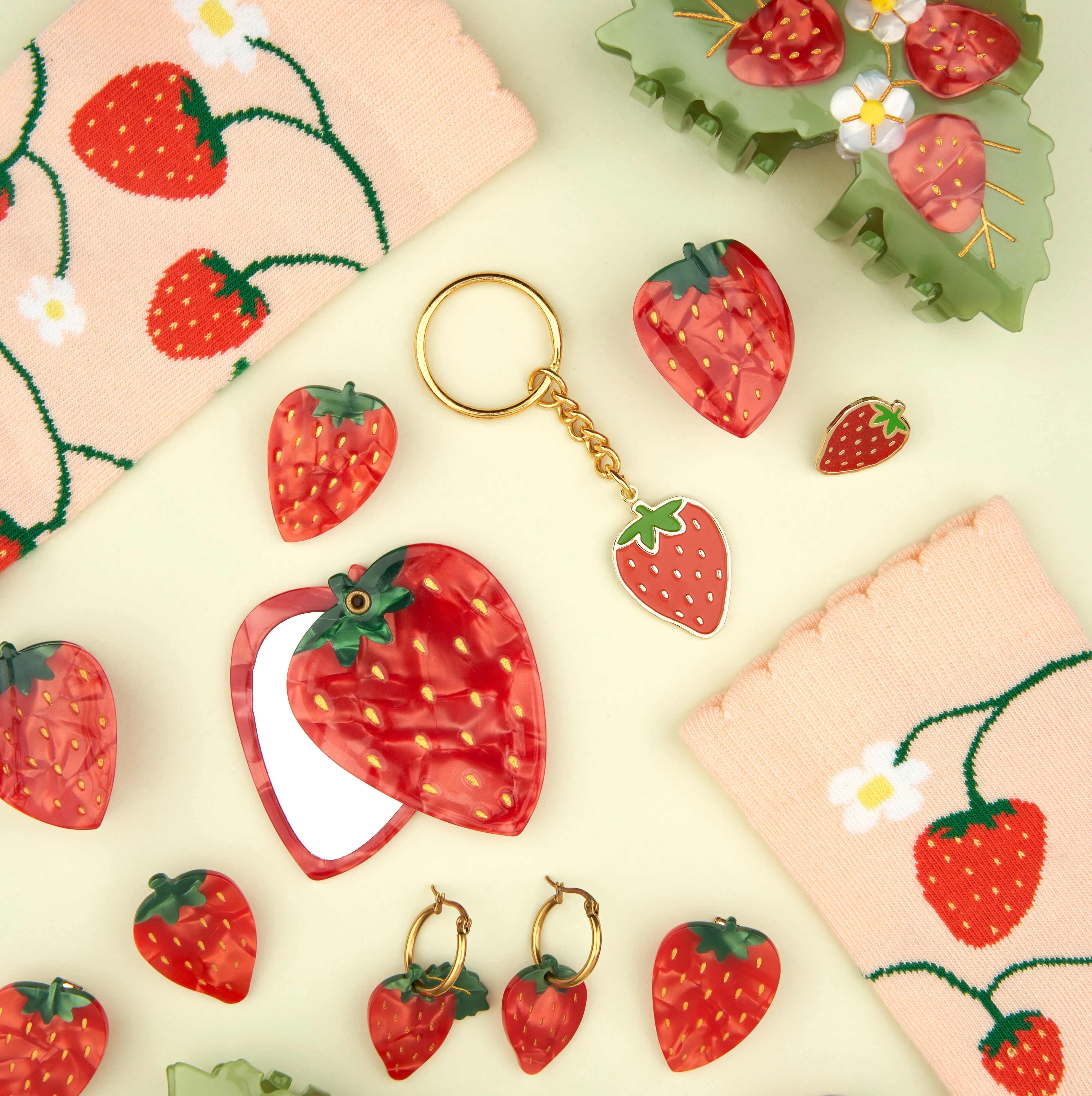 Boucles d'oreilles Fraise - Image 6