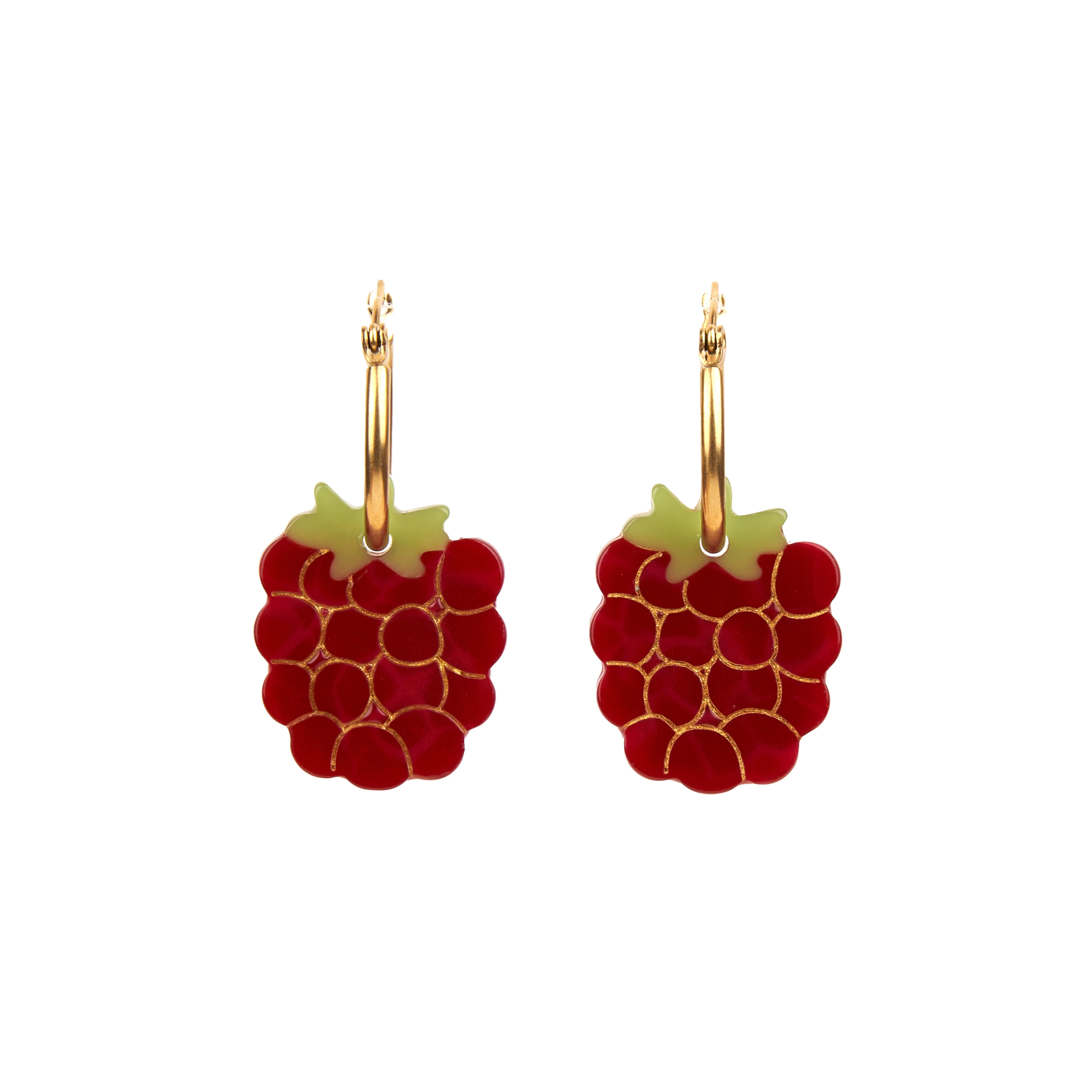 Boucles d'oreilles Framboise - Image 6