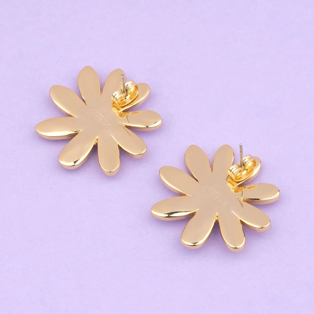 Boucles d'oreilles Marguerite - Image 3