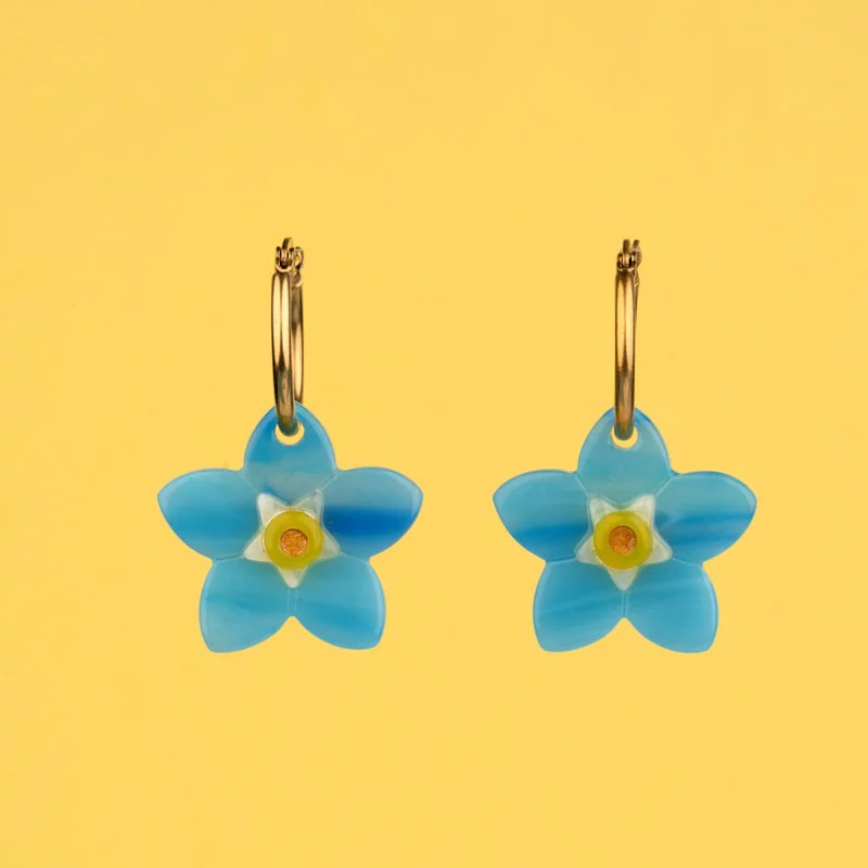 Boucles d'oreilles Myosotis - Image 7