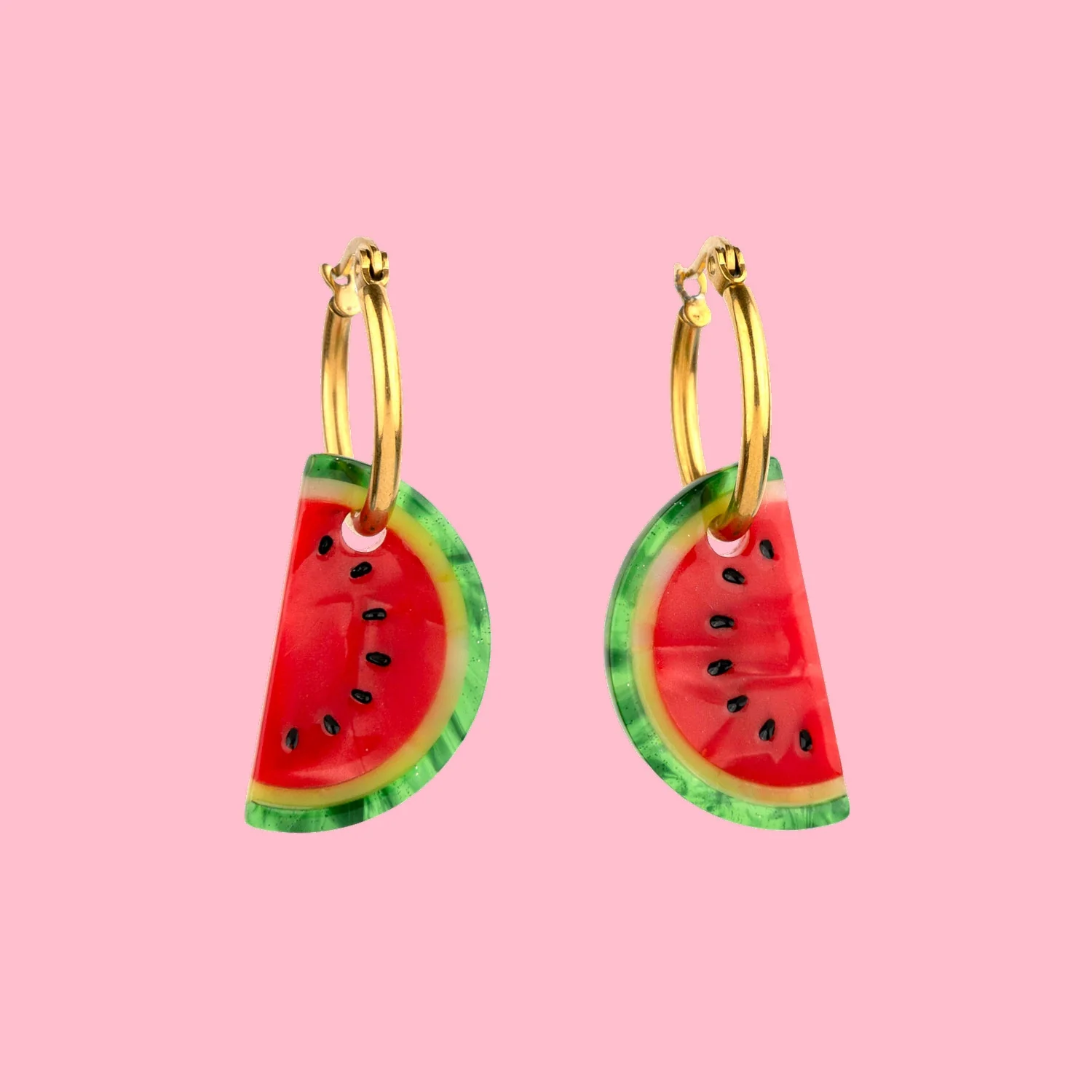 Boucles d'oreilles Pastèque - Image 2