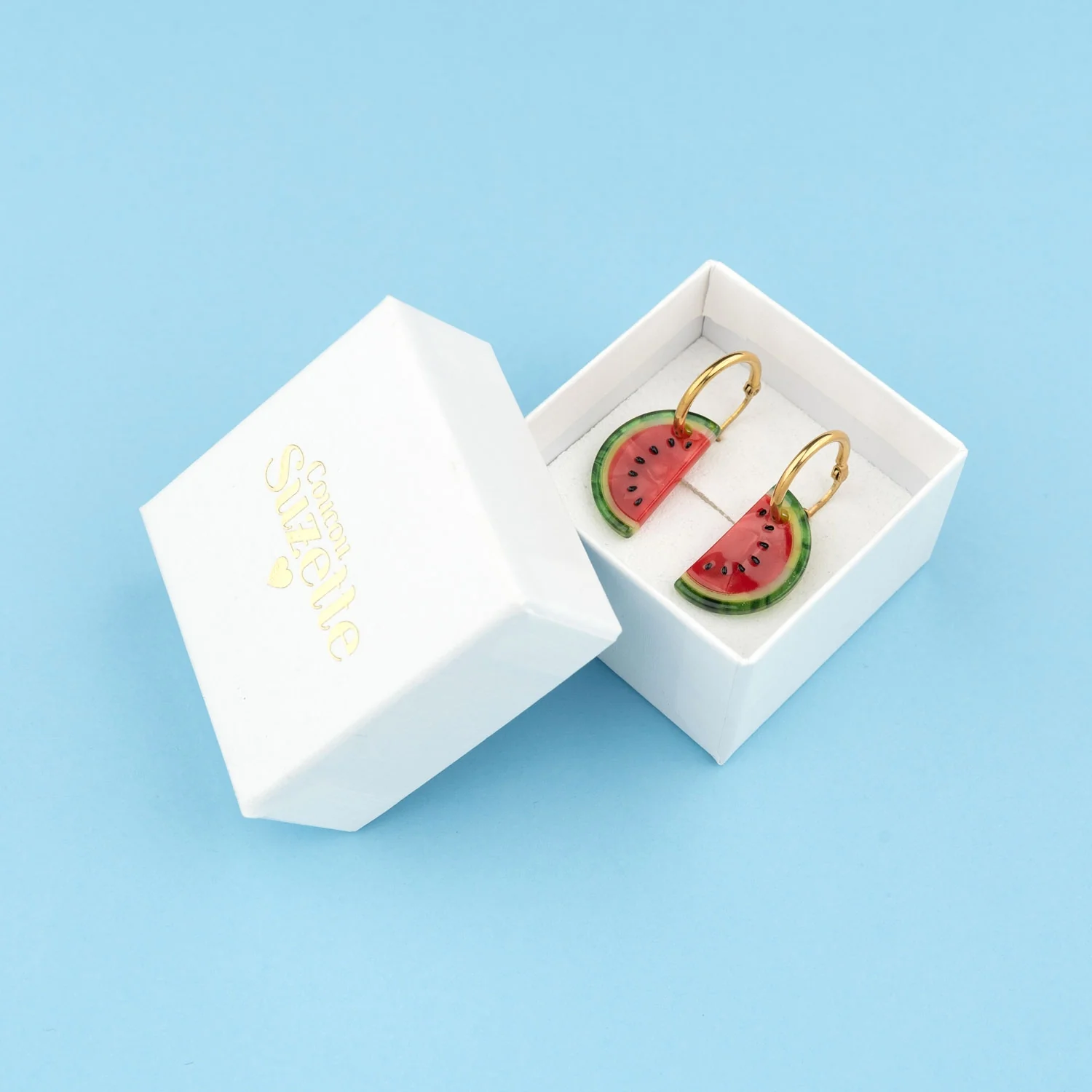 Boucles d'oreilles Pastèque - Image 3