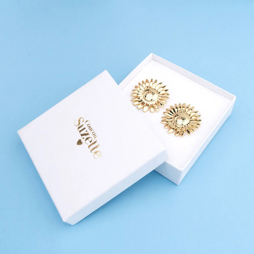 Boucles d'oreilles Tournesol - Image 6