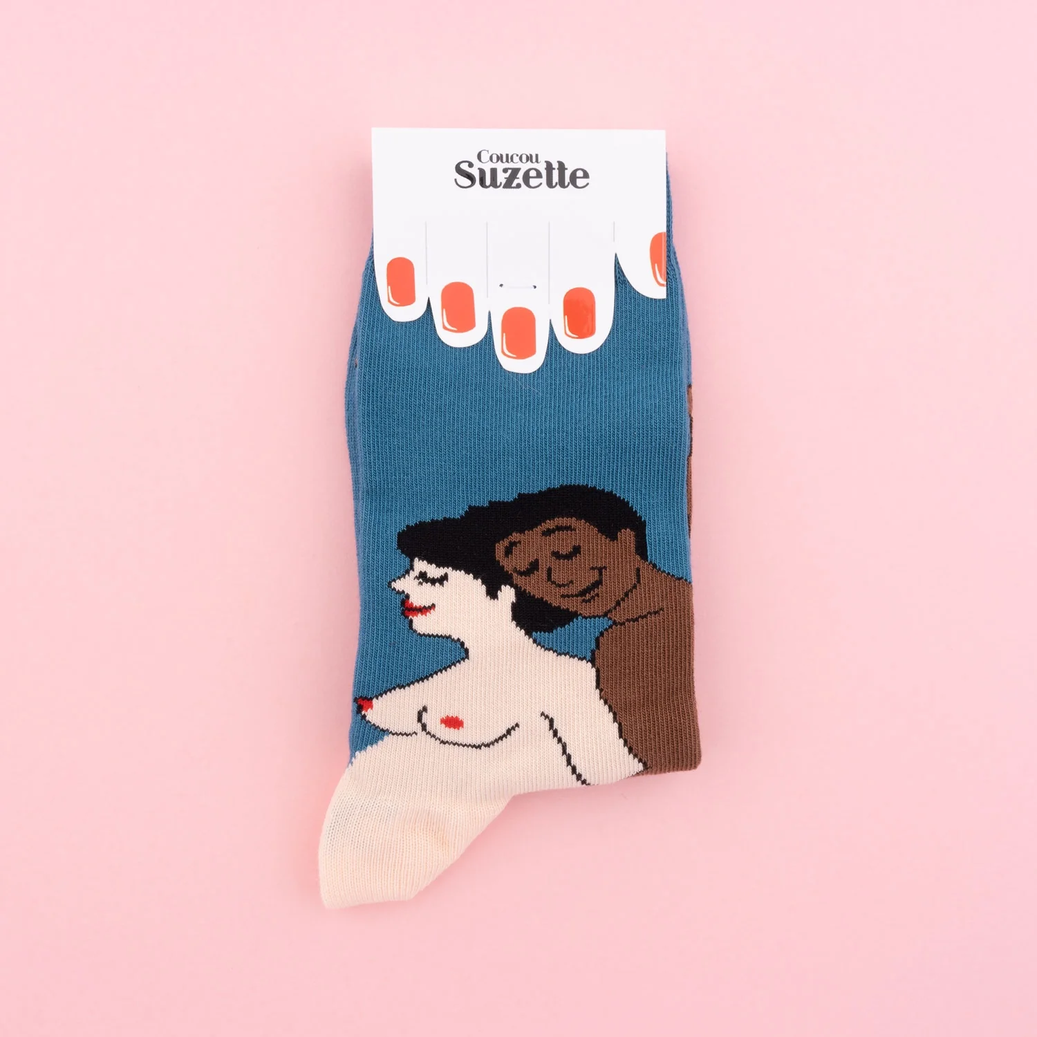 Chaussettes Parents - Maman blanche et Papa noir - Image 4
