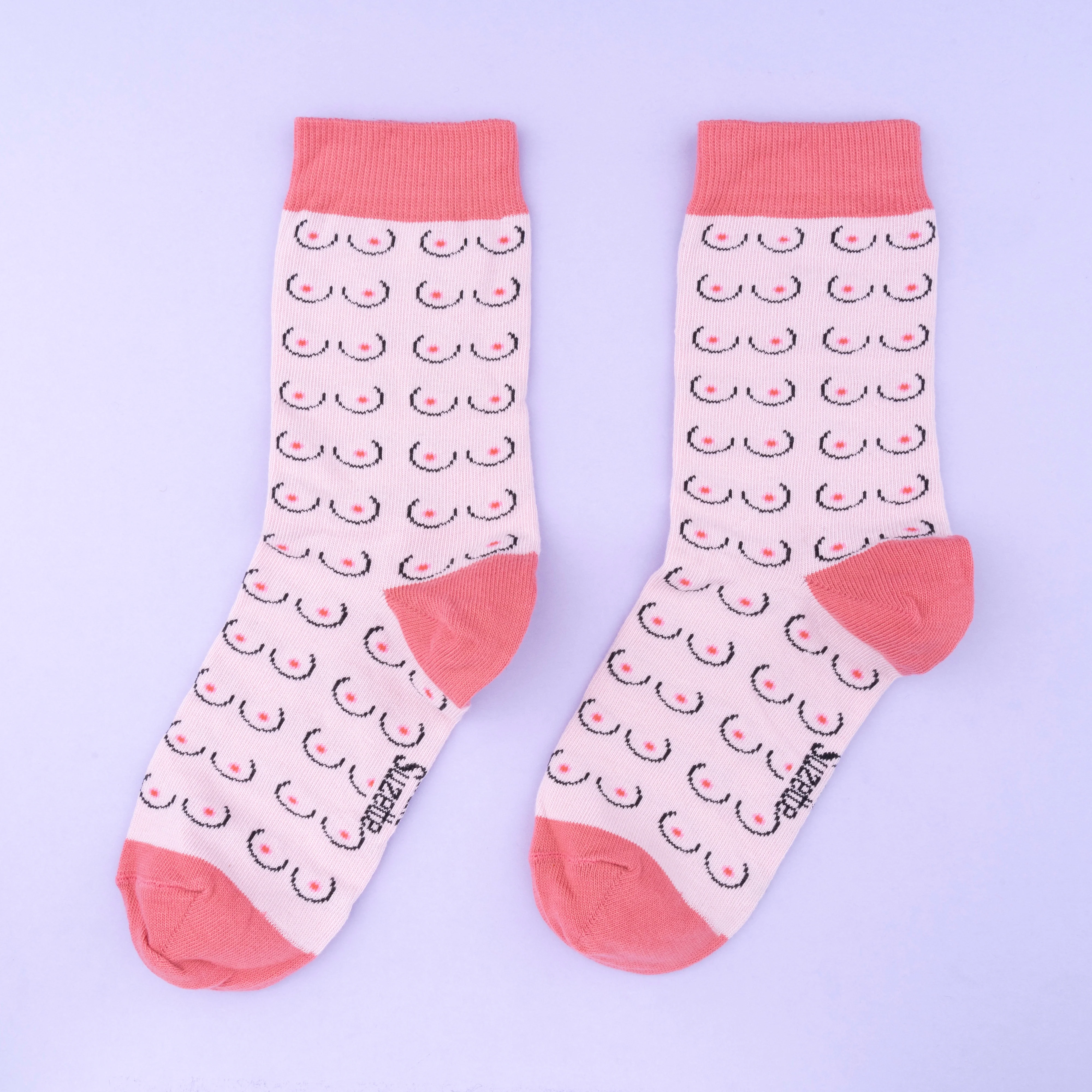 Chaussettes Seins - Blanc - Image 3