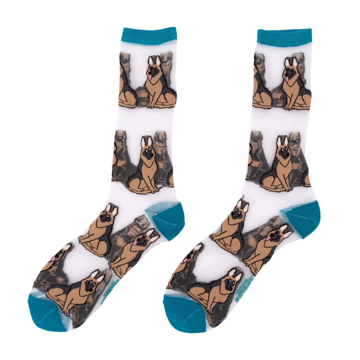 Chaussettes transparentes Berger Allemand - Image 3
