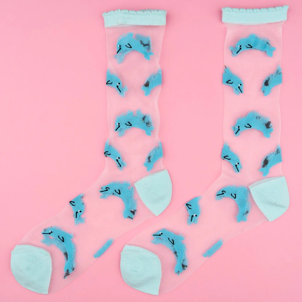 Chaussettes Transparentes Dauphin - Image 4