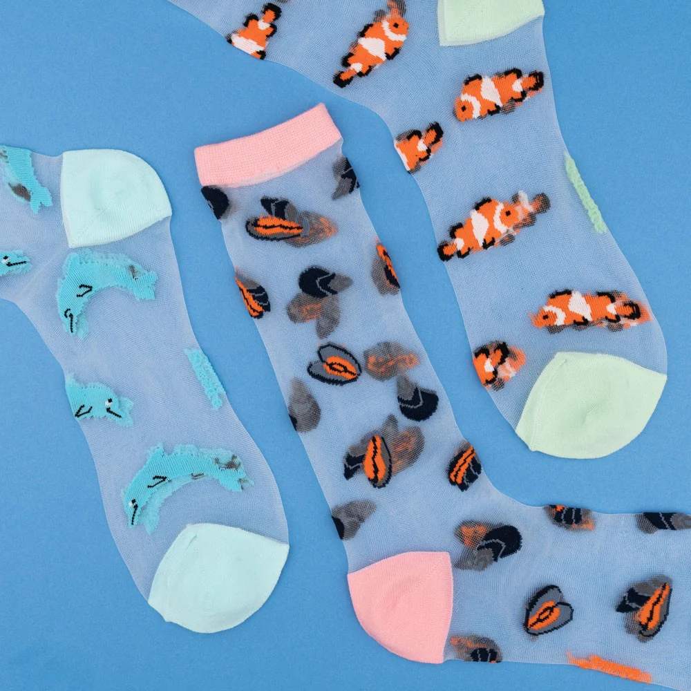 Chaussettes Transparentes Moule - Image 6