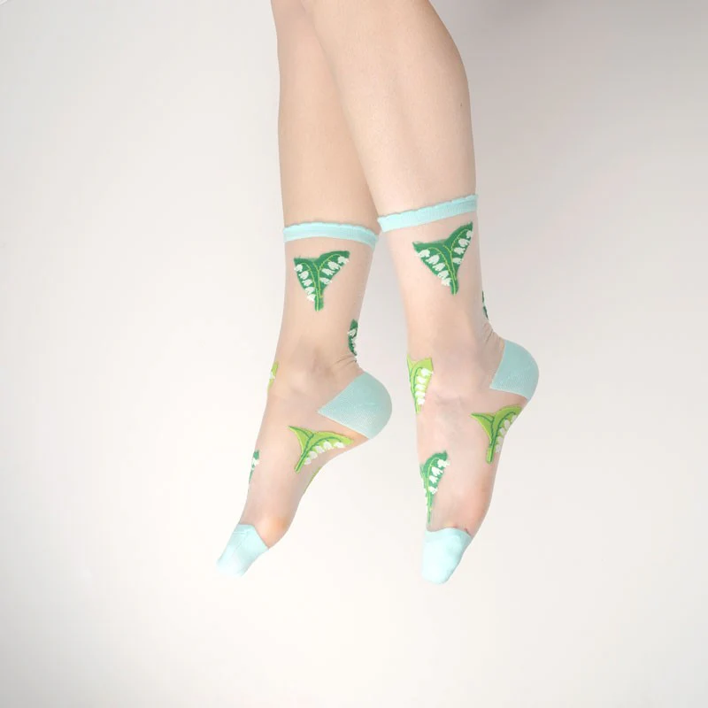 Chaussettes transparentes Muguet - Image 3
