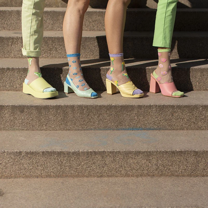 Chaussettes transparentes Muguet - Image 4