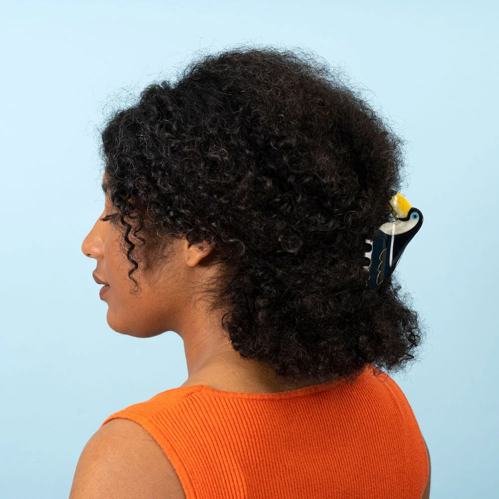 Grande pince à cheveux Toucan - Image 4