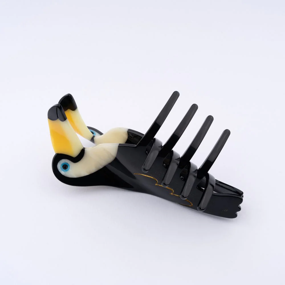 Grande pince à cheveux Toucan - Image 5