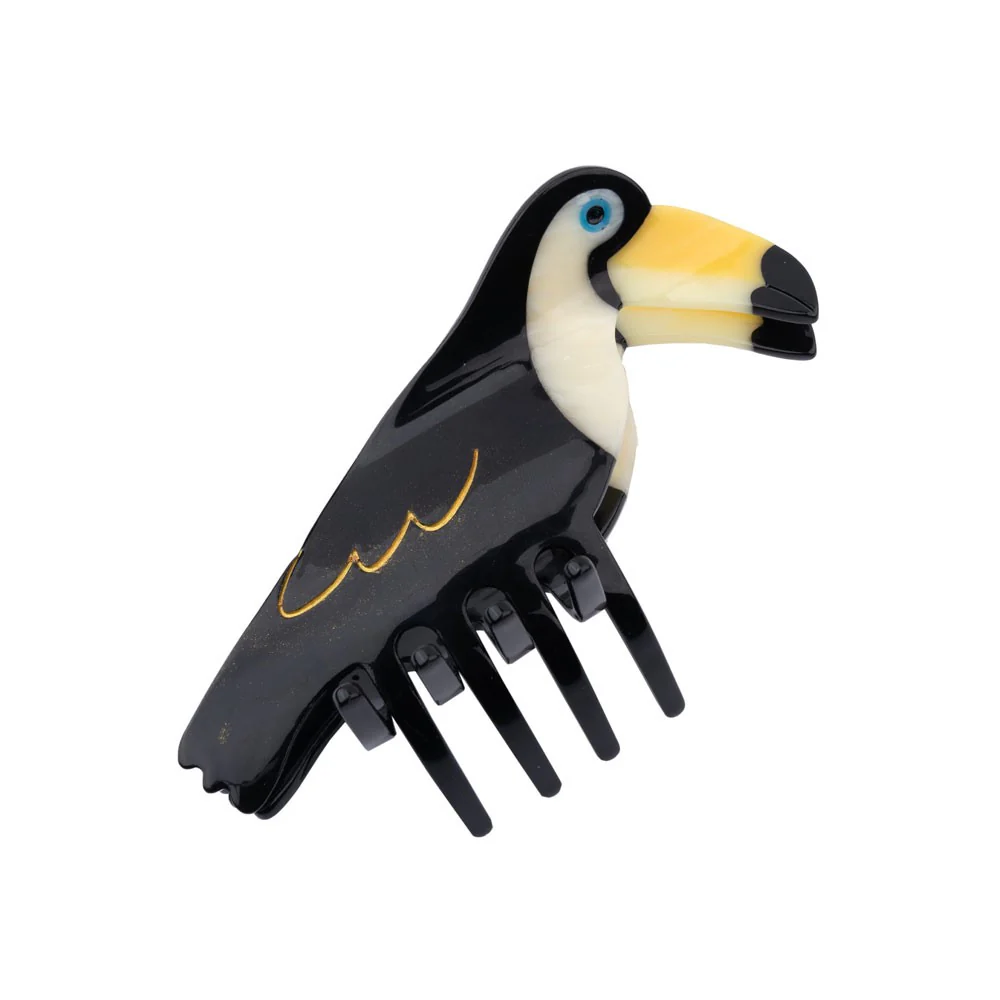 Grande pince à cheveux Toucan - Image 7
