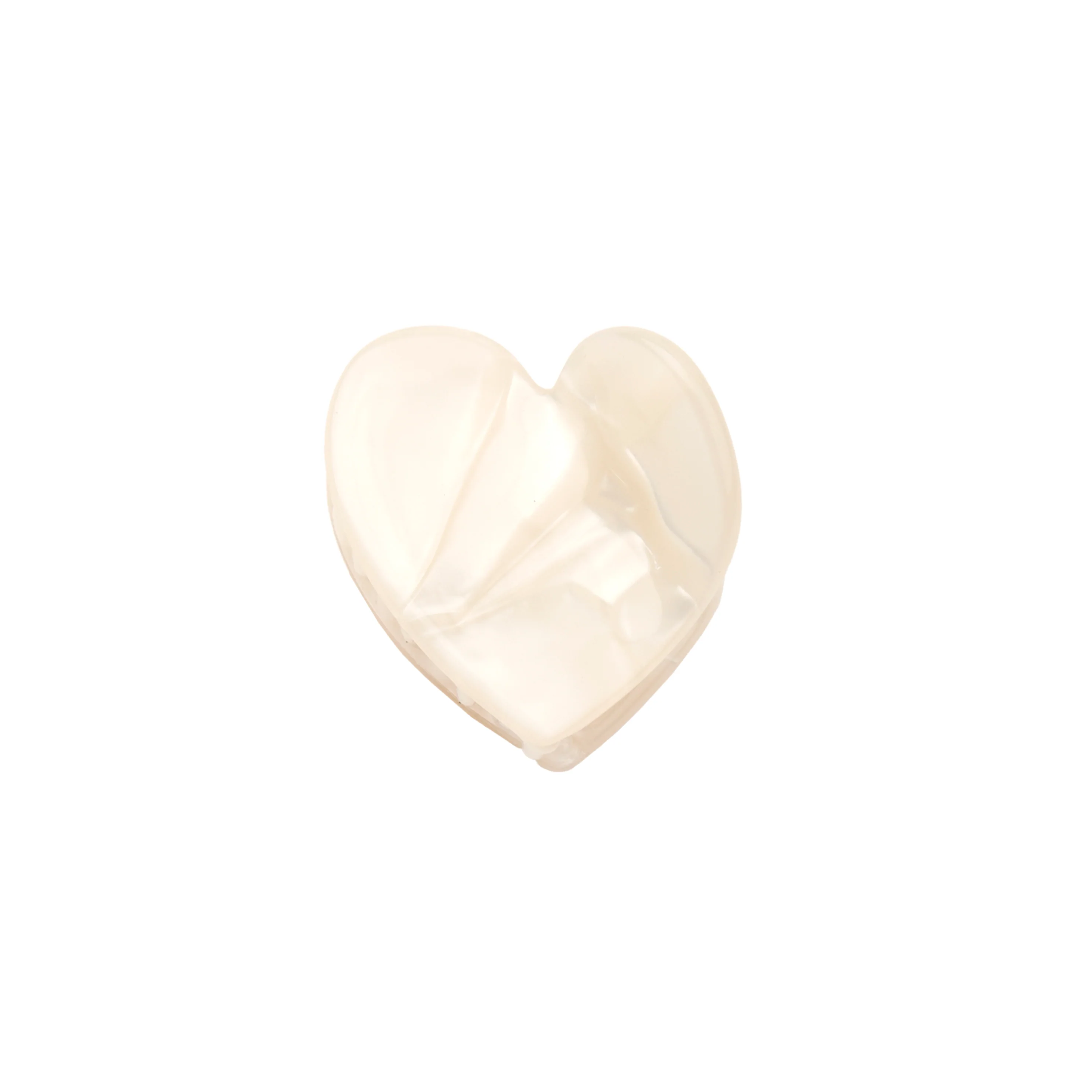 Mini pince à cheveux Coeur Blanc - Image 9