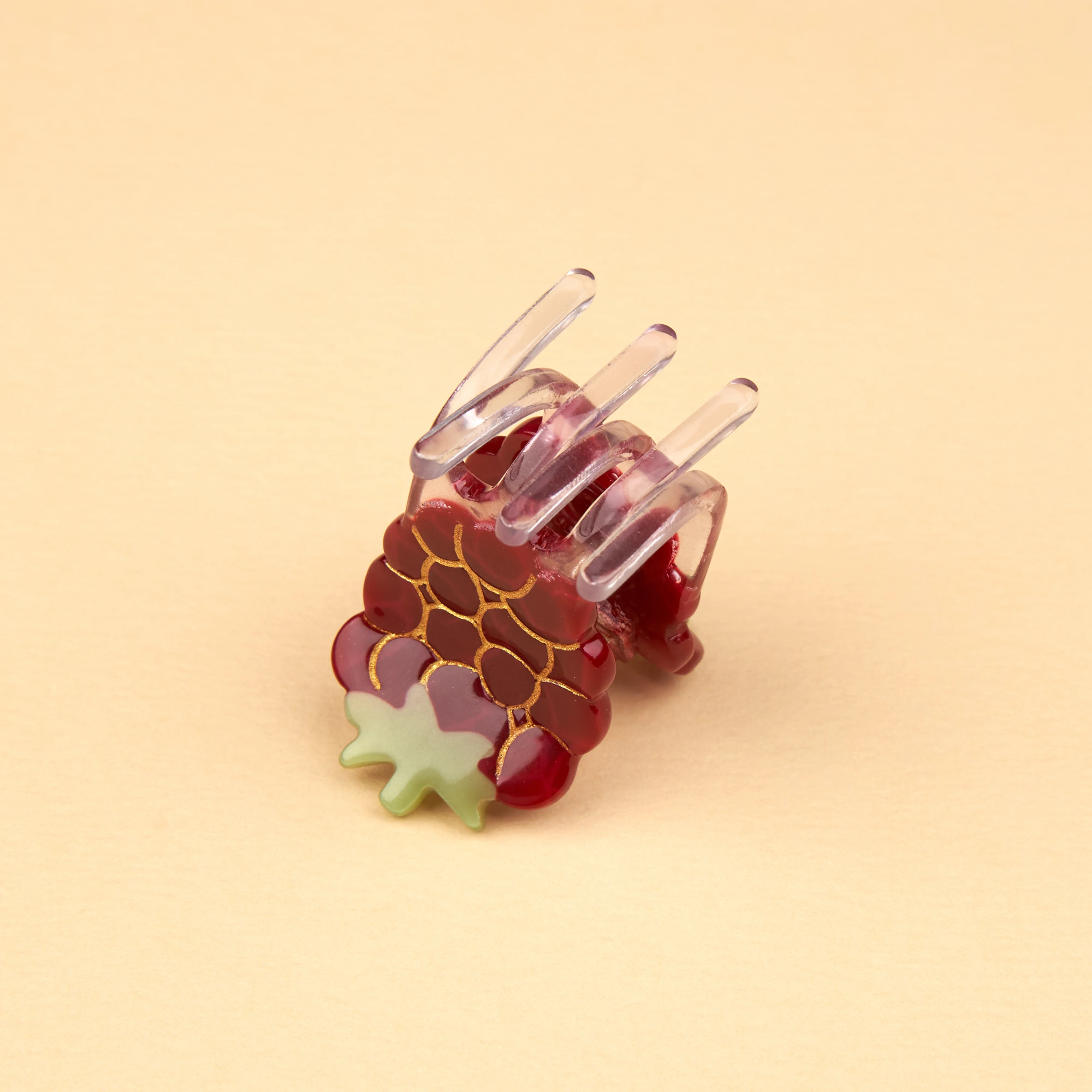 Mini pince à cheveux Framboise - Image 4