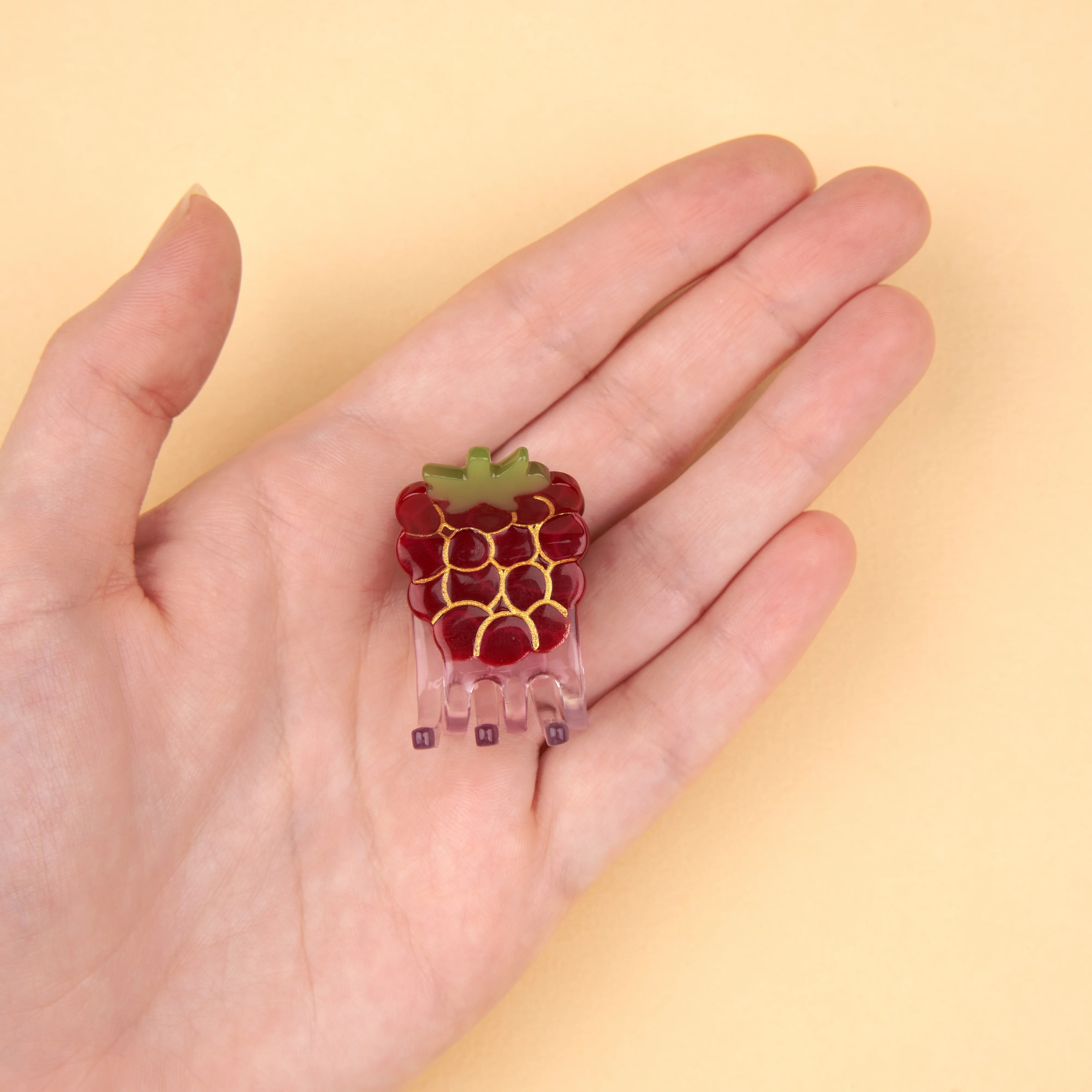Mini pince à cheveux Framboise - Image 6