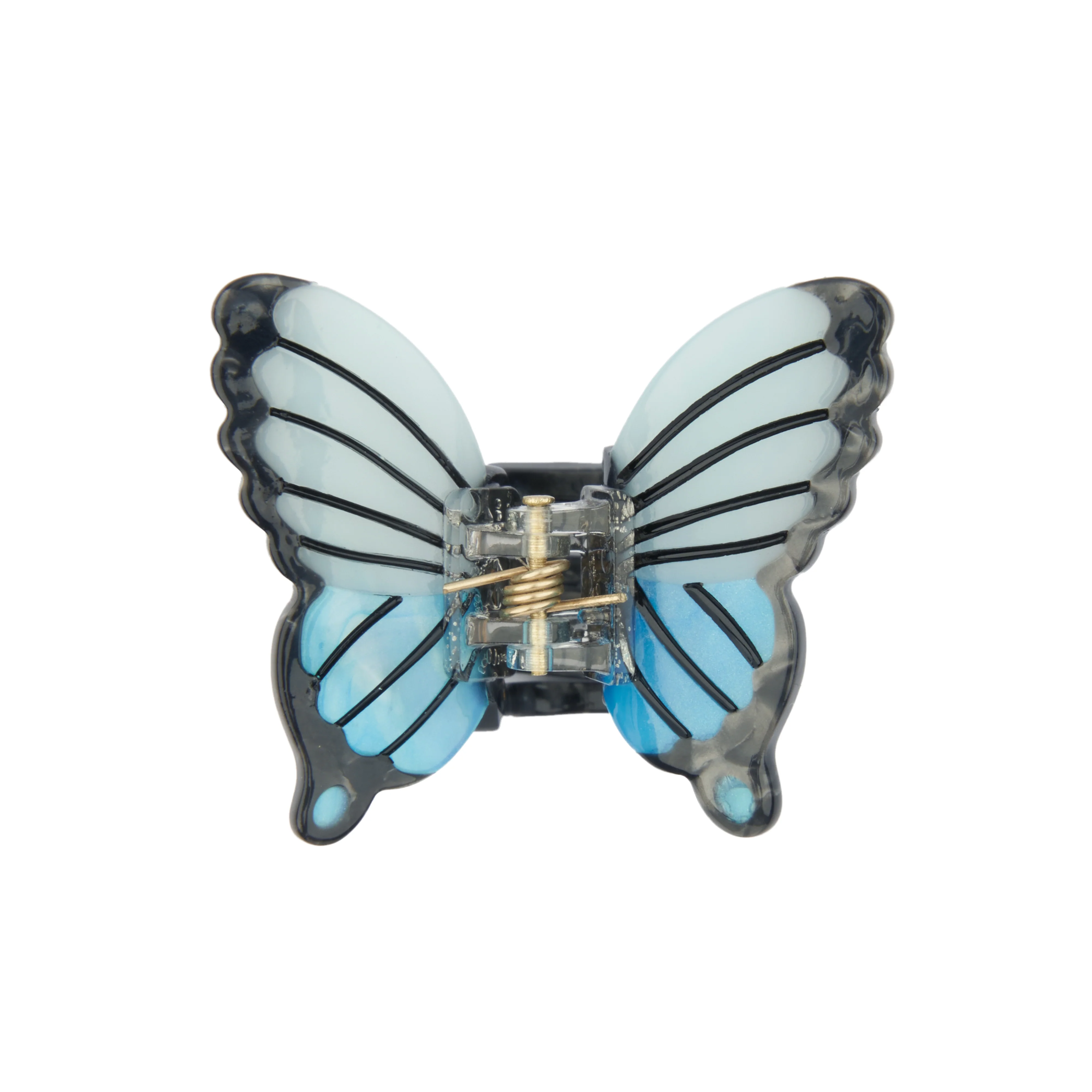 Mini pince à cheveux Papillon Bleu - Image 8