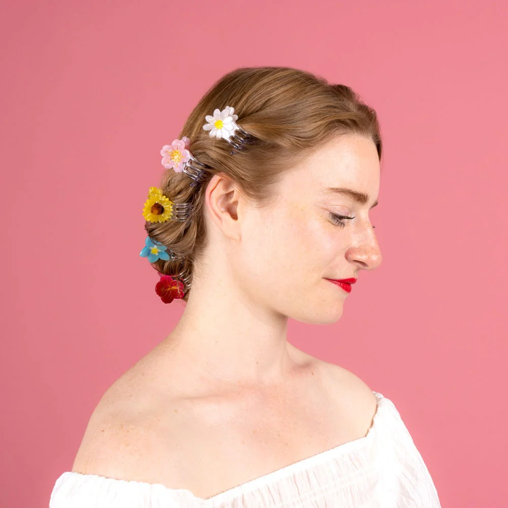 Mini pince à cheveux Pâquerette - Image 7