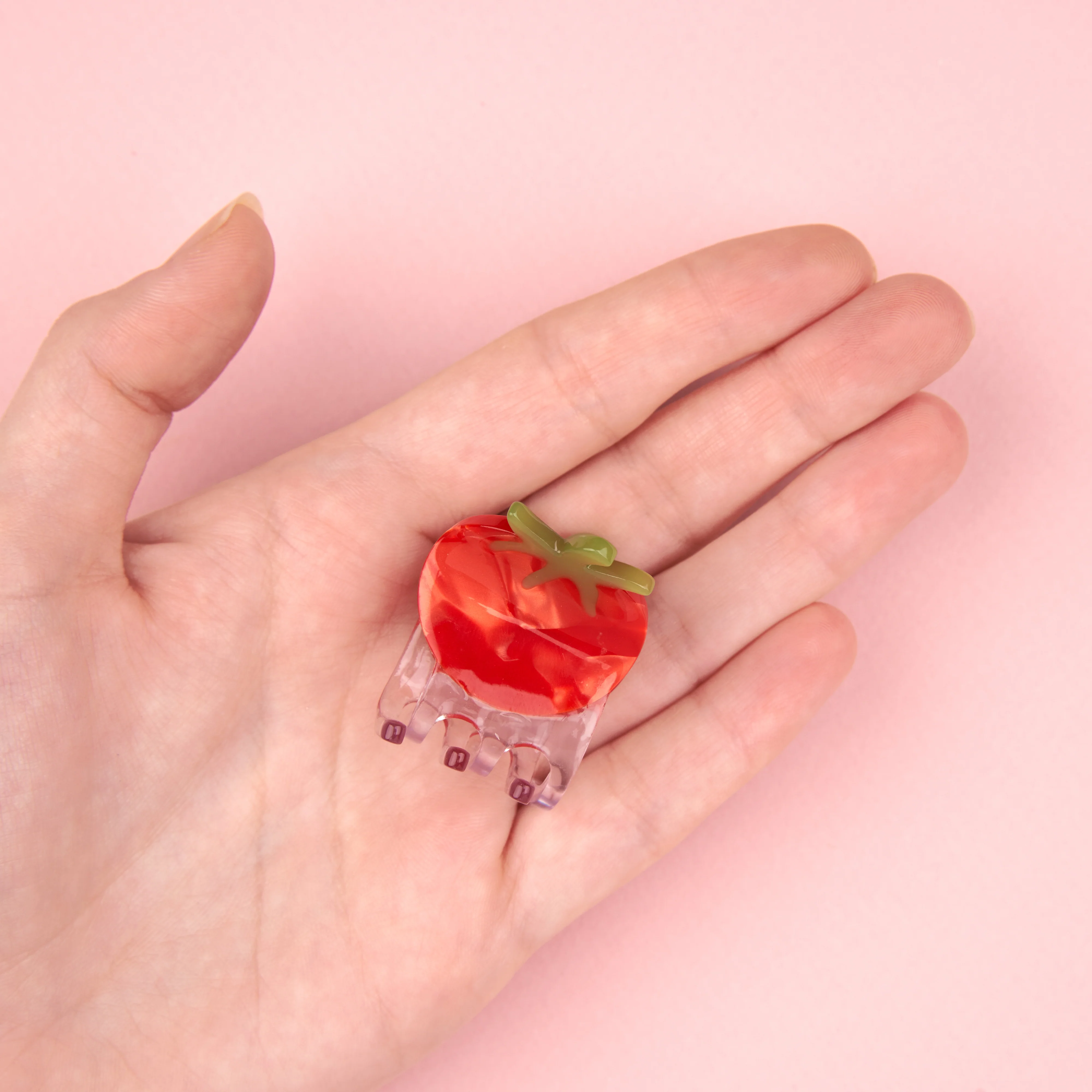Mini pince à cheveux Tomate Cerise - Image 5
