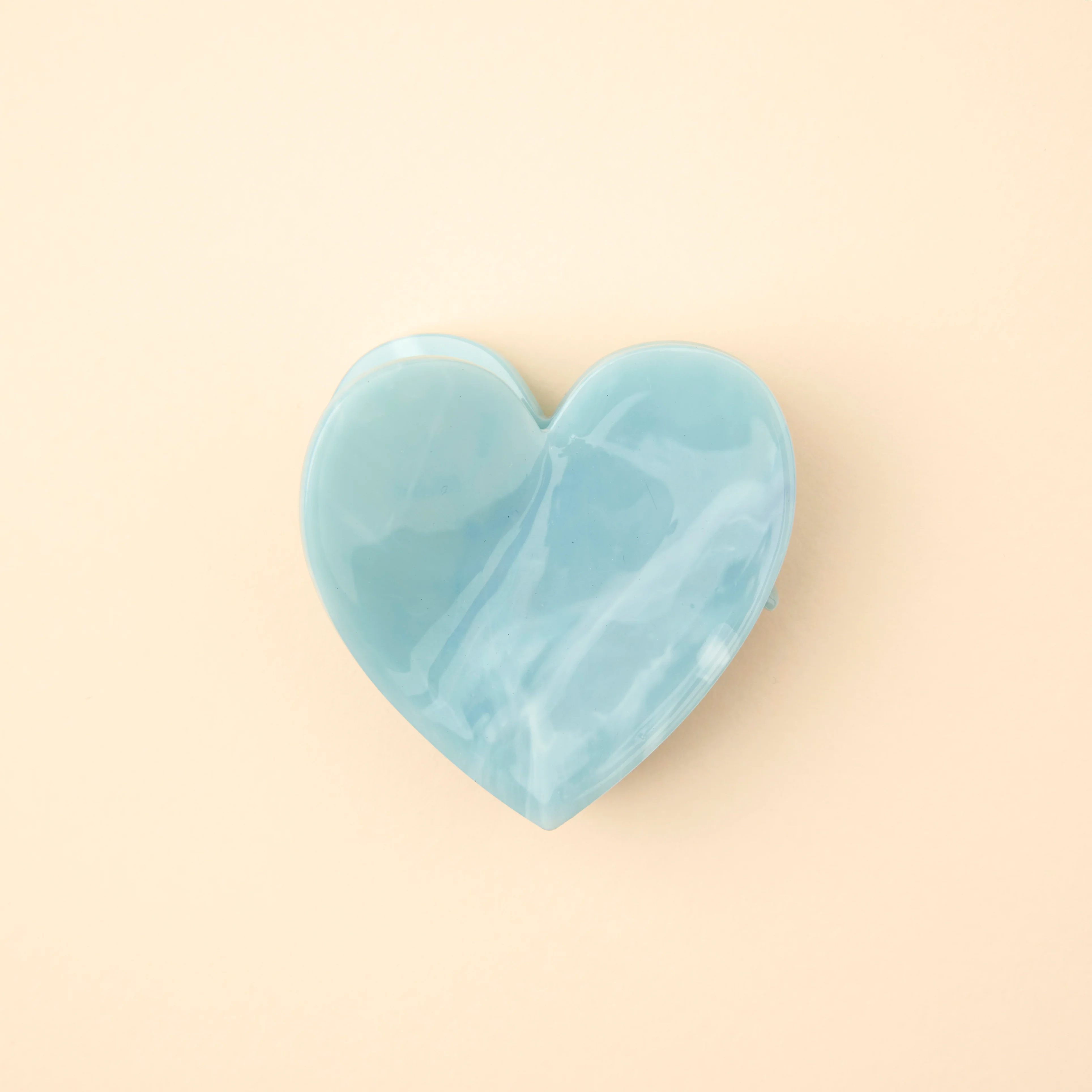 Pince à cheveux Coeur Bleu - Image 3