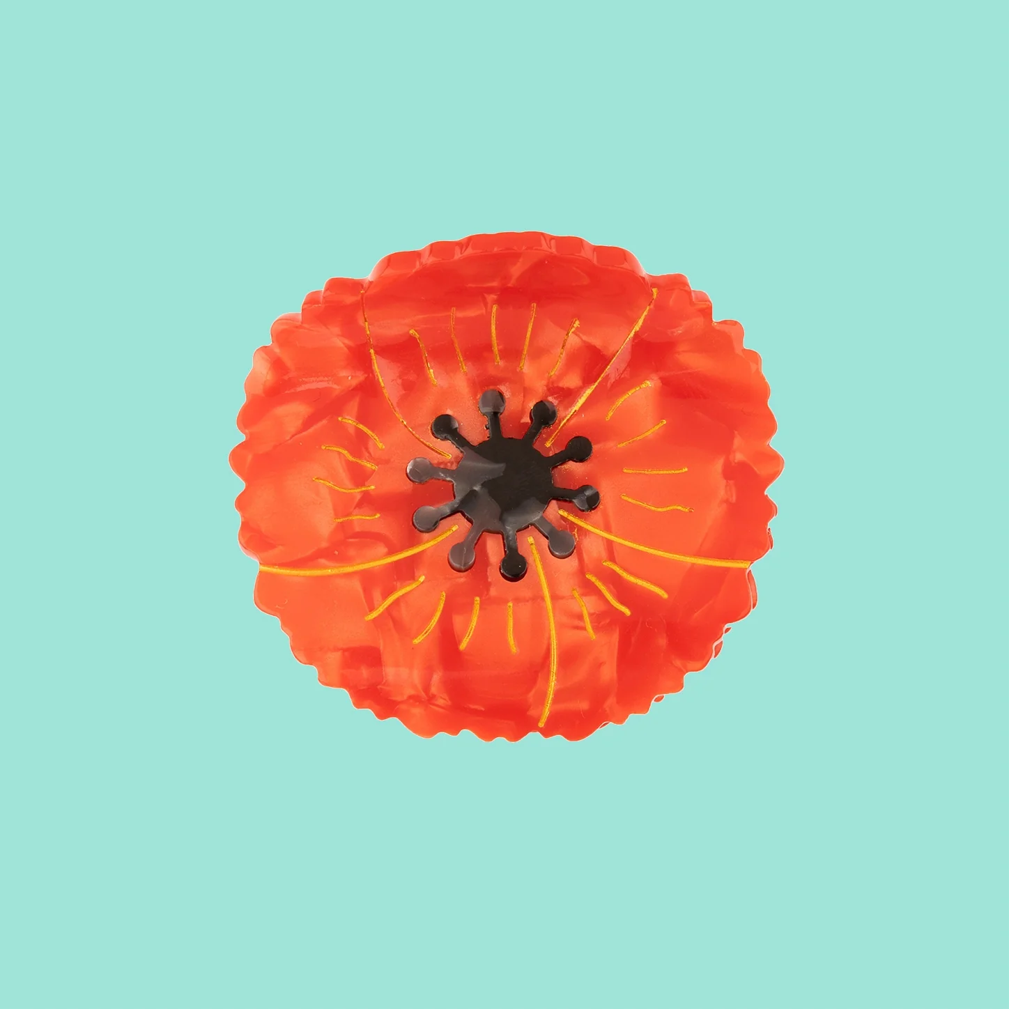 Pince à cheveux Coquelicot - Image 7