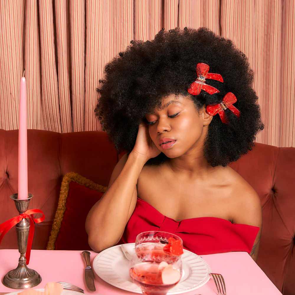 Pince à cheveux Noeud Rouge - Image 6