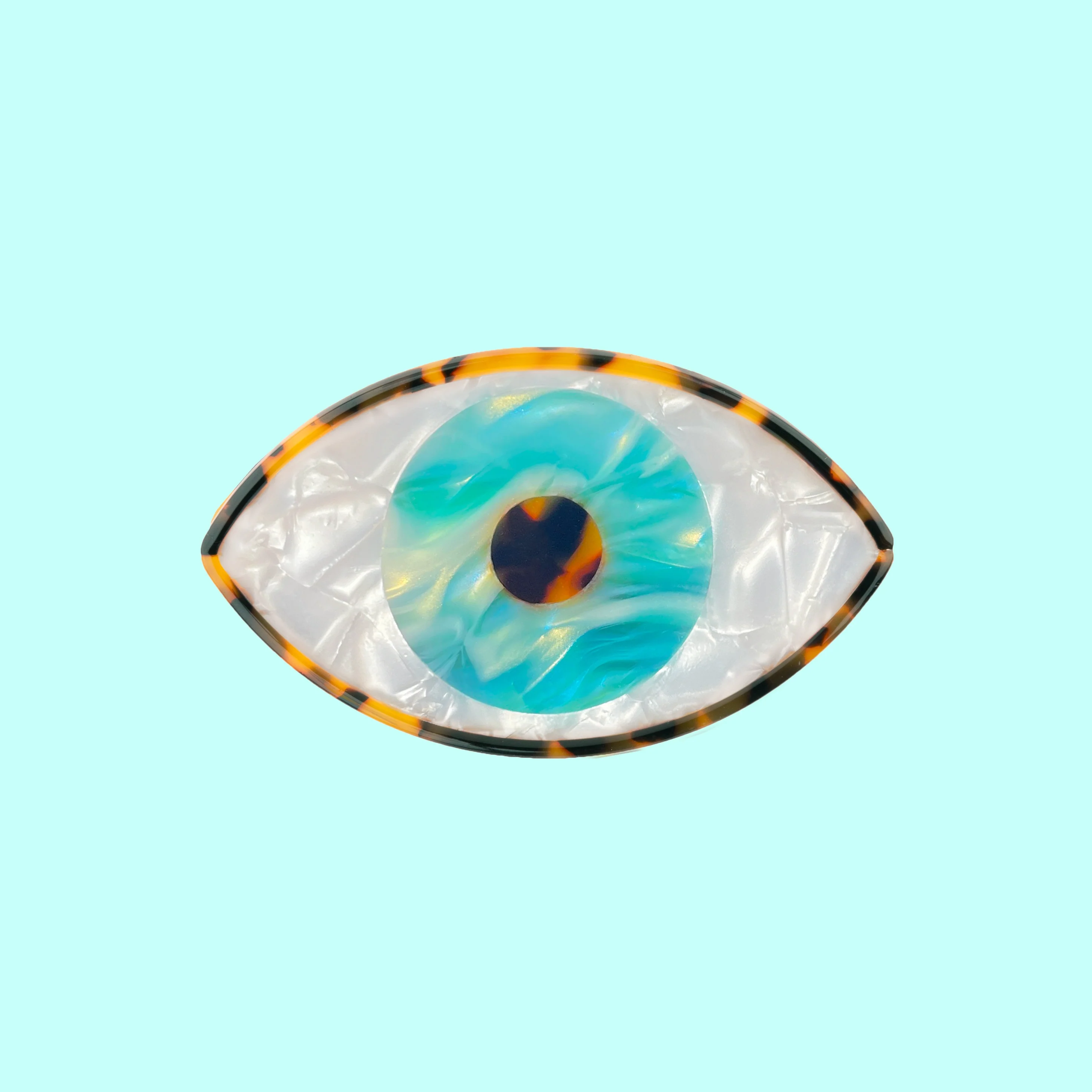 Pince à cheveux Oeil - Bleu - Image 2
