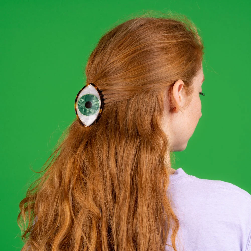 Pince à cheveux Oeil - Vert - Image 3
