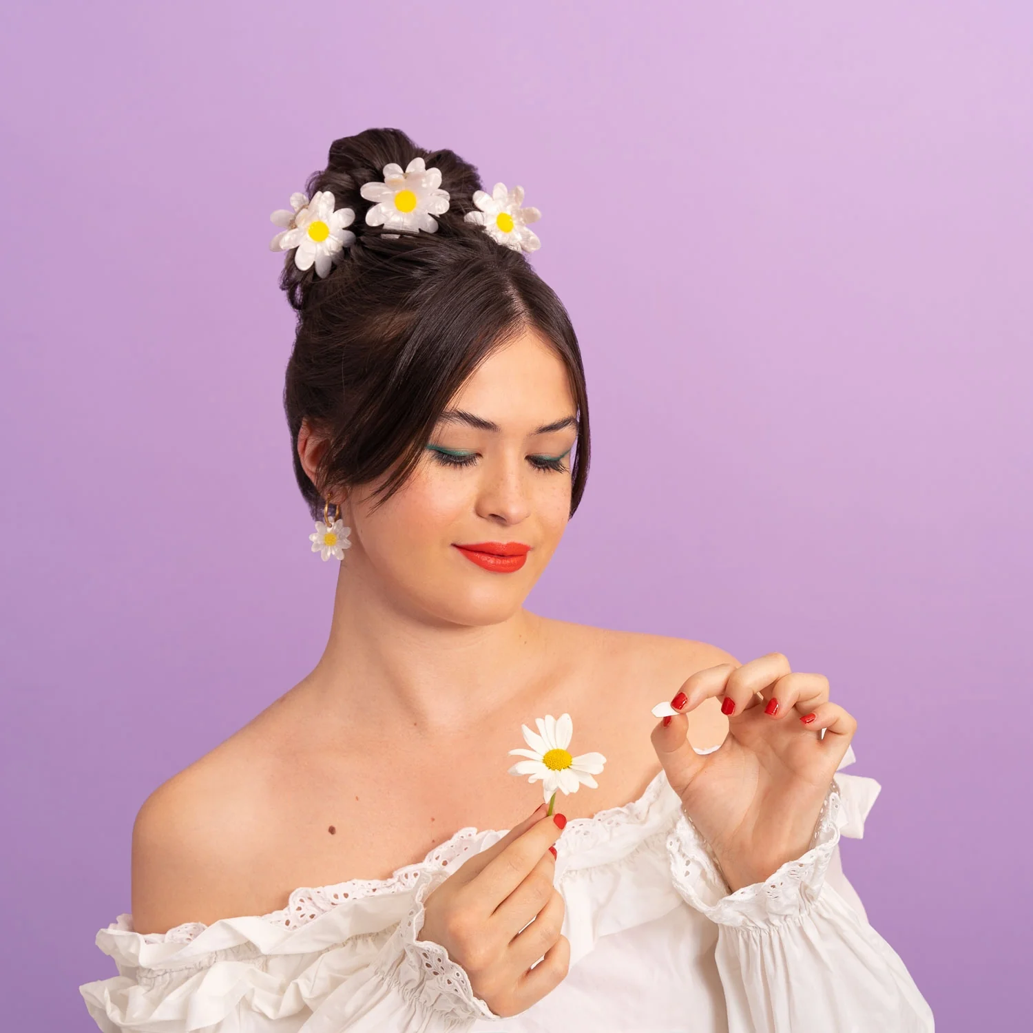 Pince à cheveux Pâquerette - Image 2