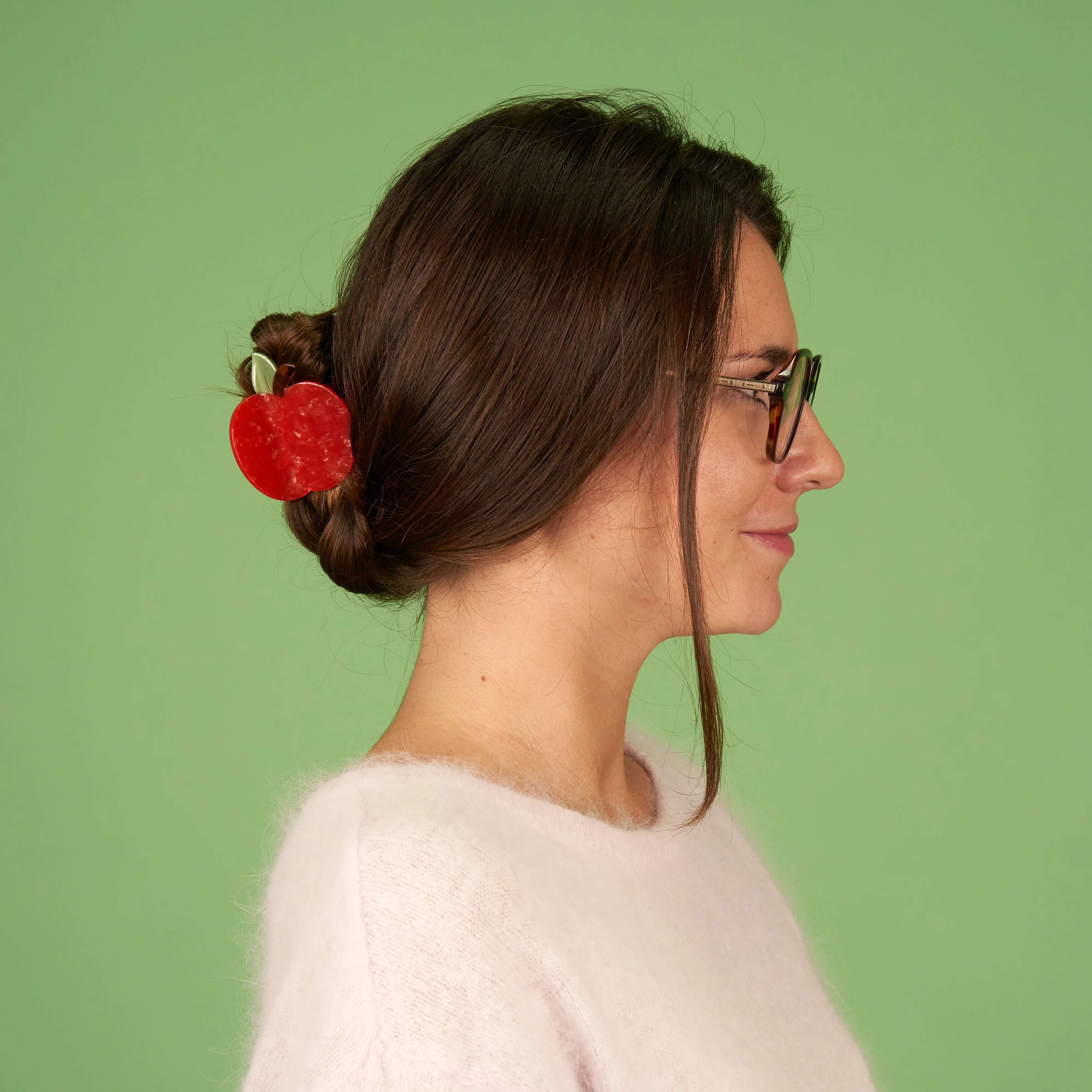 Pince à cheveux Pomme - Image 3