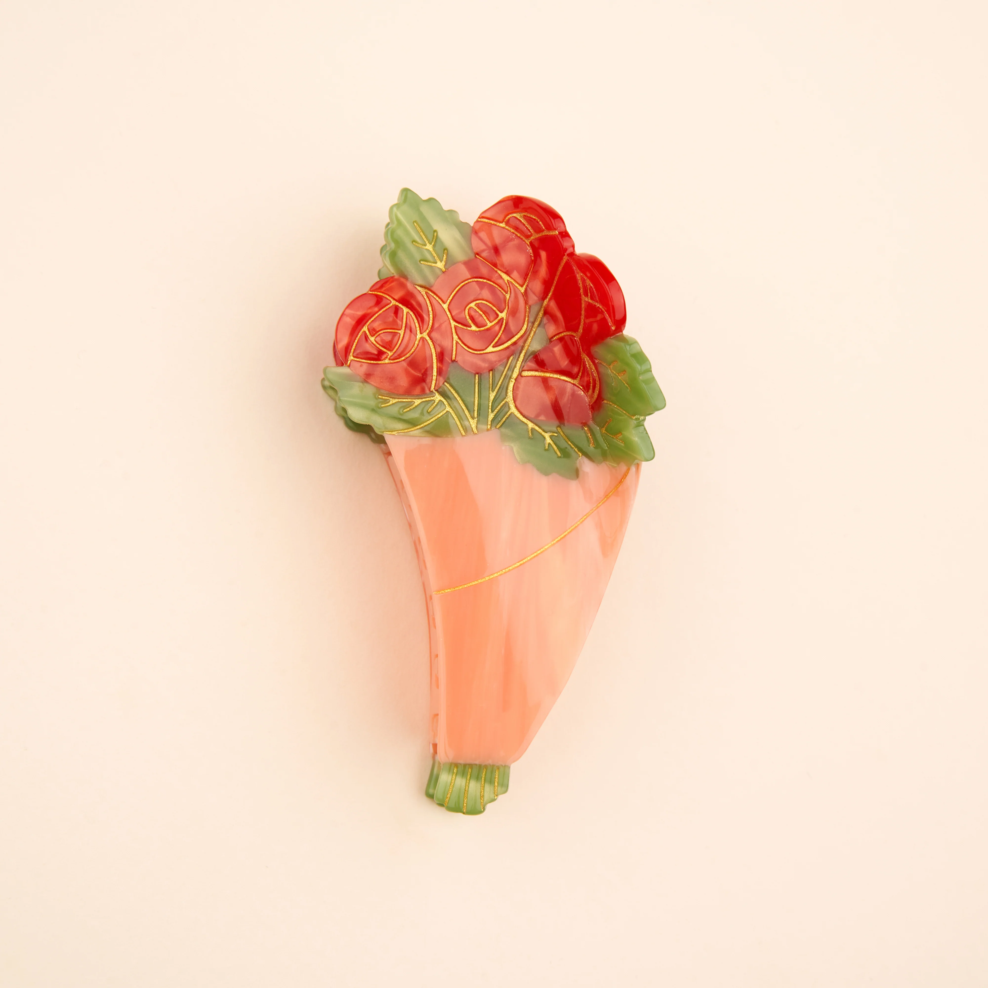 Pince à cheveux Bouquet de Roses - Image 4