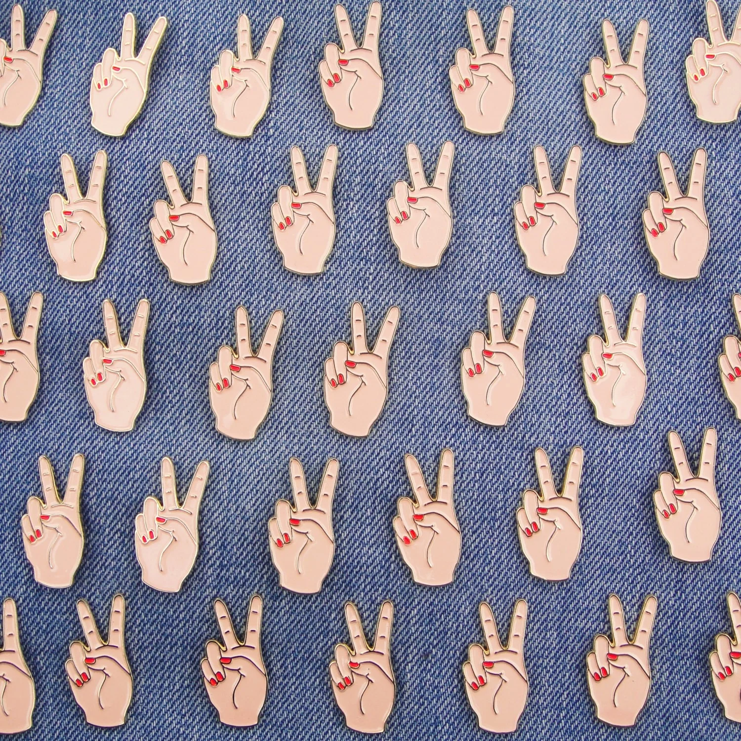 Pin's Peace - Blanc - Image 3