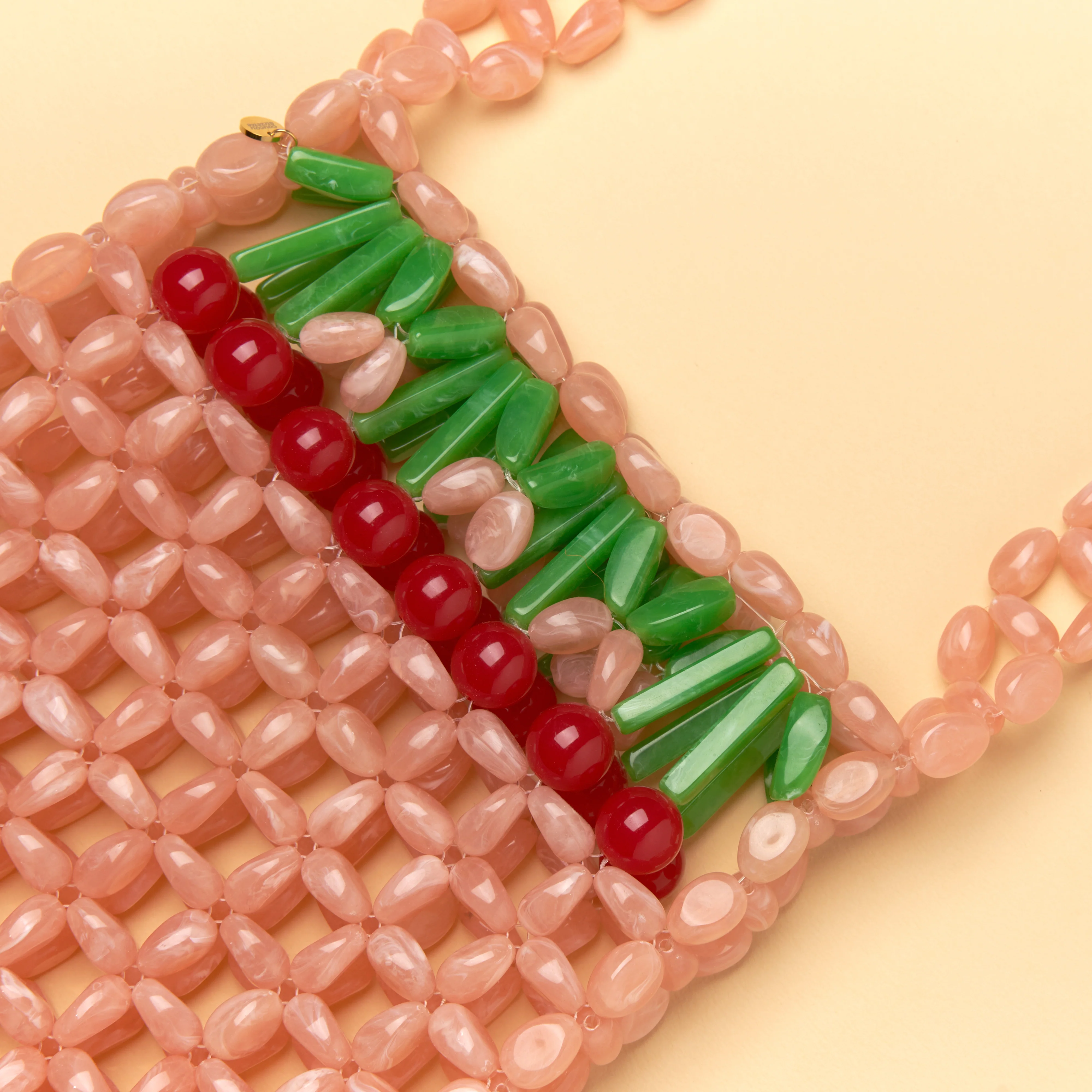 Sac en perles Cerise - Image 6